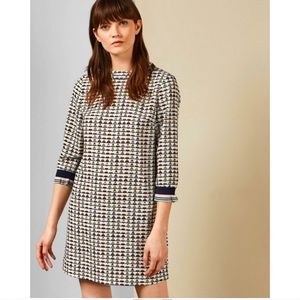 Ted Baker color by numbers Karleen Triangle Print dress TB Size 2